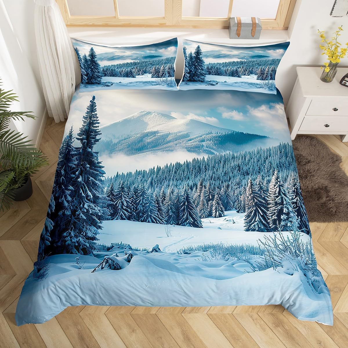 Drum Kit Duvet Cover,Kids Musical Instruments Bedding Set,Rock Music Comforter Cover for Boys Girls Room Decor,Neon Lighting Lightweight Bedspread Cover Twin Size with 1 Pillow Case(No Comforter)