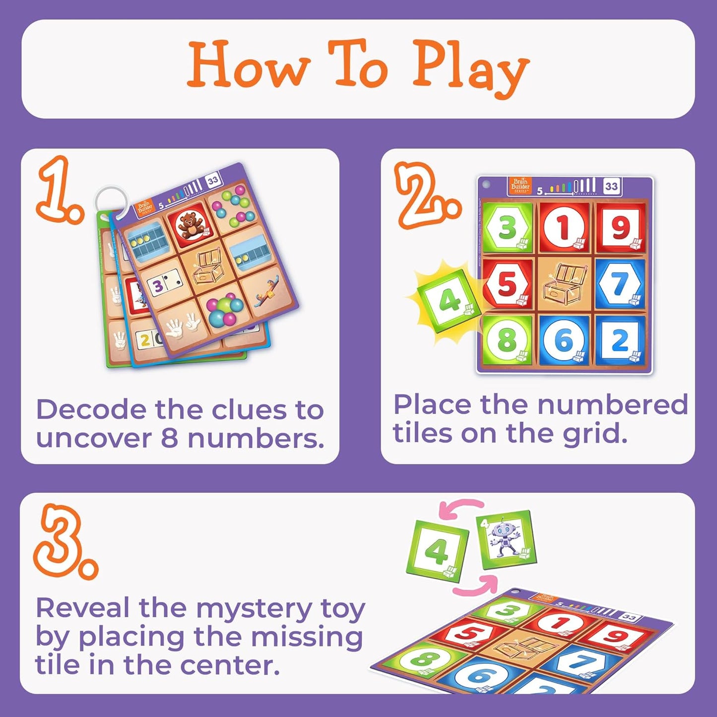 FoxMind Games: Smart Cookies Logic Puzzle Game, Deduction Game for Kids Ages 6+ and Brain Teaser Lovers, STEM Learning Toy from Brain Builder Series, Develops Problem-Solving Skills, 1+ Players