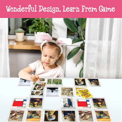 Hebayy Wild Animal Matching Game, 80 PCS Realistic Animal Memory Matching Cards for Toddlers 40 Pairs Real Animal Memory Cards Educational Toys for Preschool Boys & Girls 4 5 6 Years Old