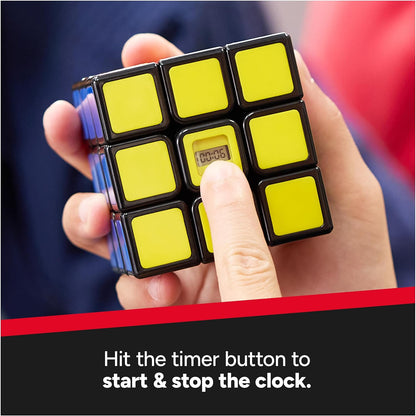 Rubik’s Cube, 3x3 Magnetic Speed Cube for Super Fast Solves, Twisting Fidget Toy, Challenging Brain Teaser & Sensory Puzzle for Adults, Teens, & Kids, for Ages 8 & Up