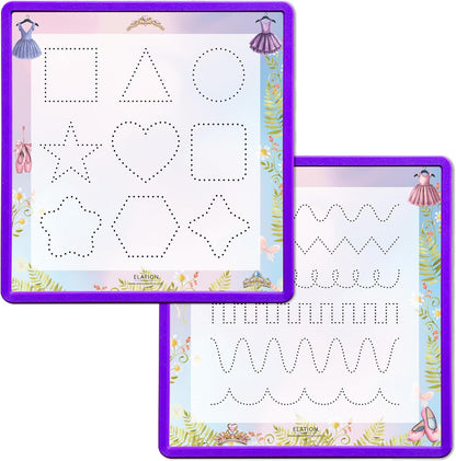 Kid's Name Tracing Board | Dry Erase Letter Tracing | Reusable Writing Practice Board | Personalized | Ballet Theme