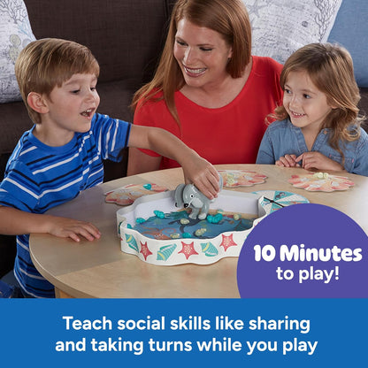 Educational Insights Sophie's Seashell Scramble - Pattern Matching Games for Toddlers 3-5, Preschool Learning Activities, Turn-Taking Board Games for Kids, Toddler Fine Motor Skills Toys
