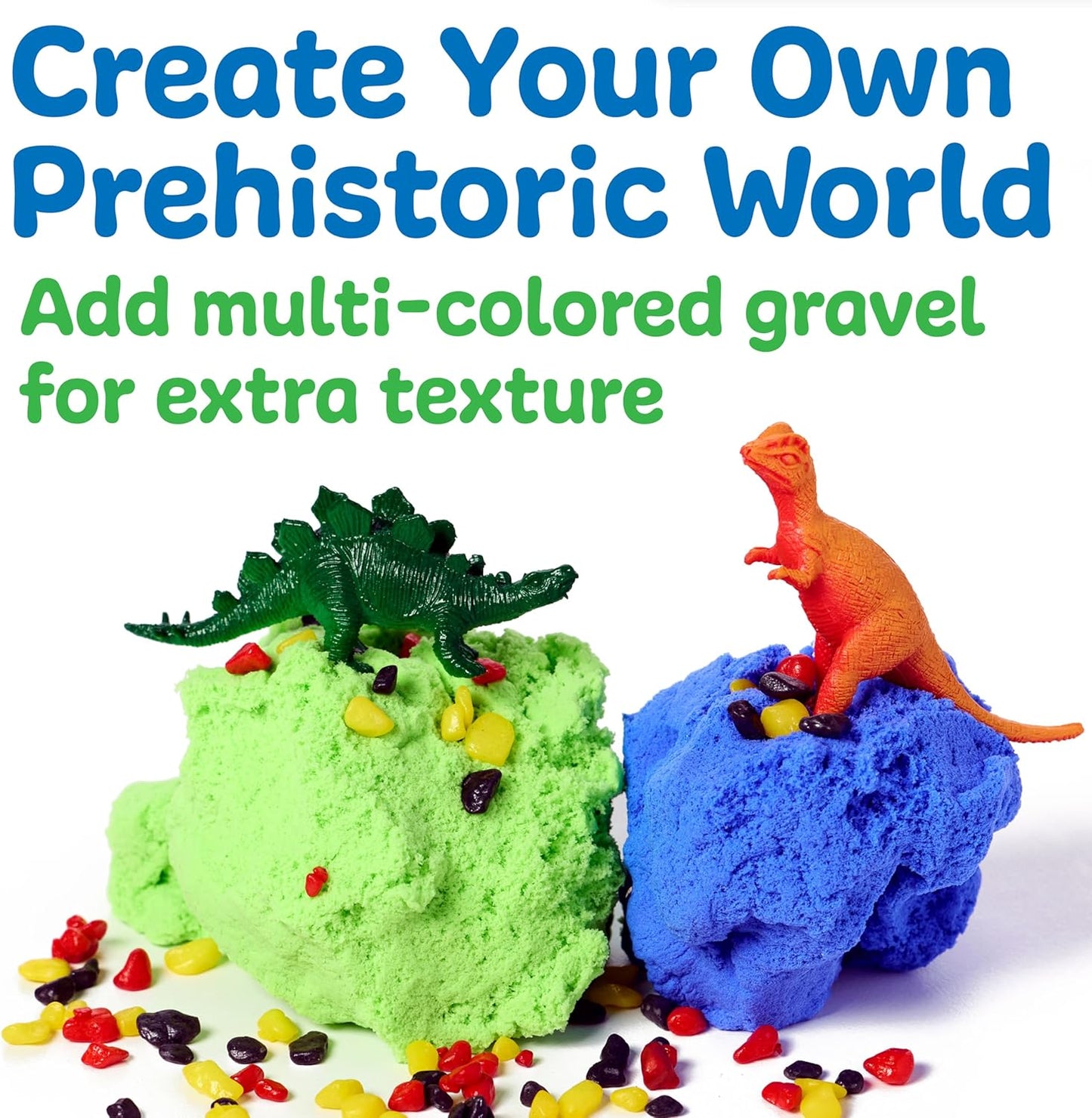 Creativity for Kids Sensory Minis Construction Kit | Cloud Clay Sensory Toy with Excavator for Kids | Spring Crafts that are Mess-Free, Screen-Free Travel Toy (Ages 3+)