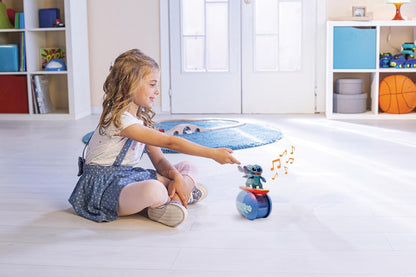LEXiBOOK Powerman Max - Remote Control Walking Talking Toy Robot STEM Programmable Dances Sings Telling 10,000 Stories 300+ Learning Quiz Shooting Discs and Voice Repeat for Kids 4+ - ROB80EN, White