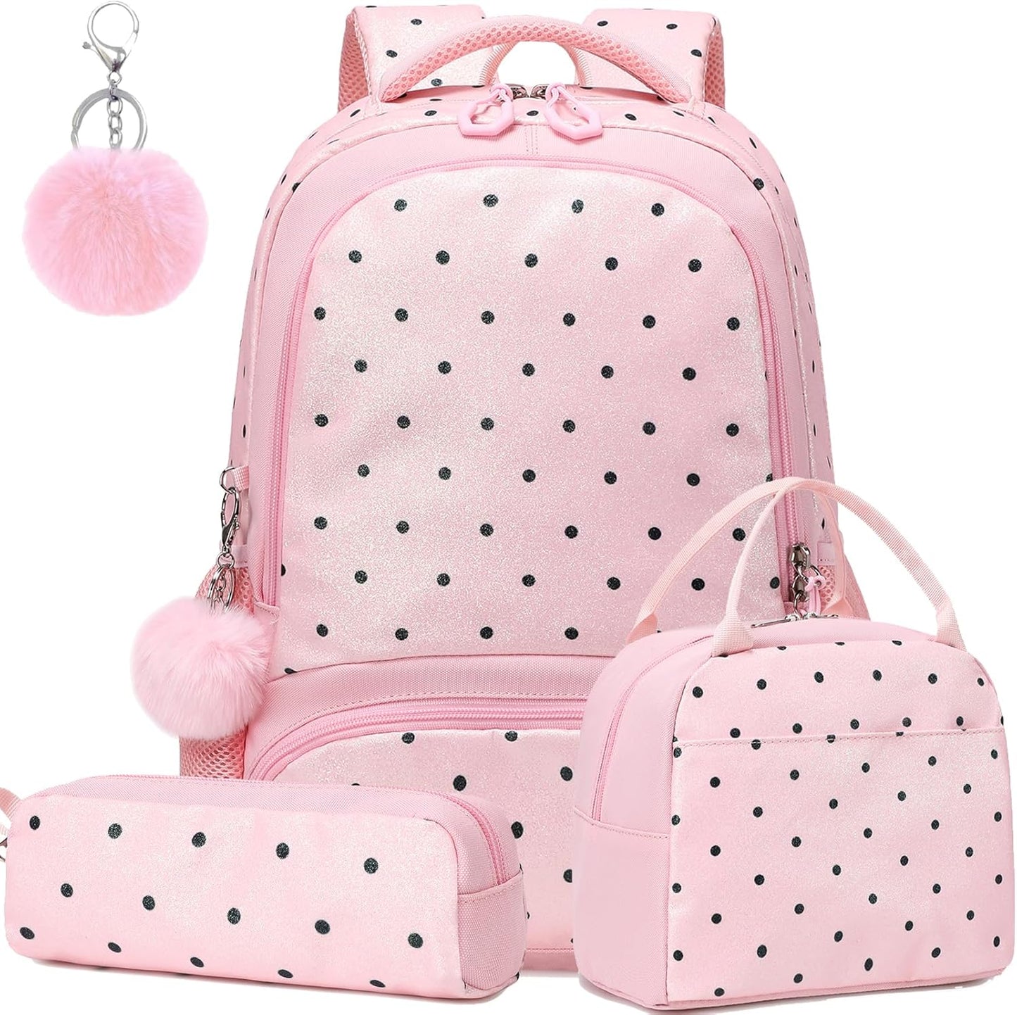 Girls Backpack for Elementary Unicorn Backpack Kids Backpack School Bookbag for Girls 3 in 1 Set Back to School