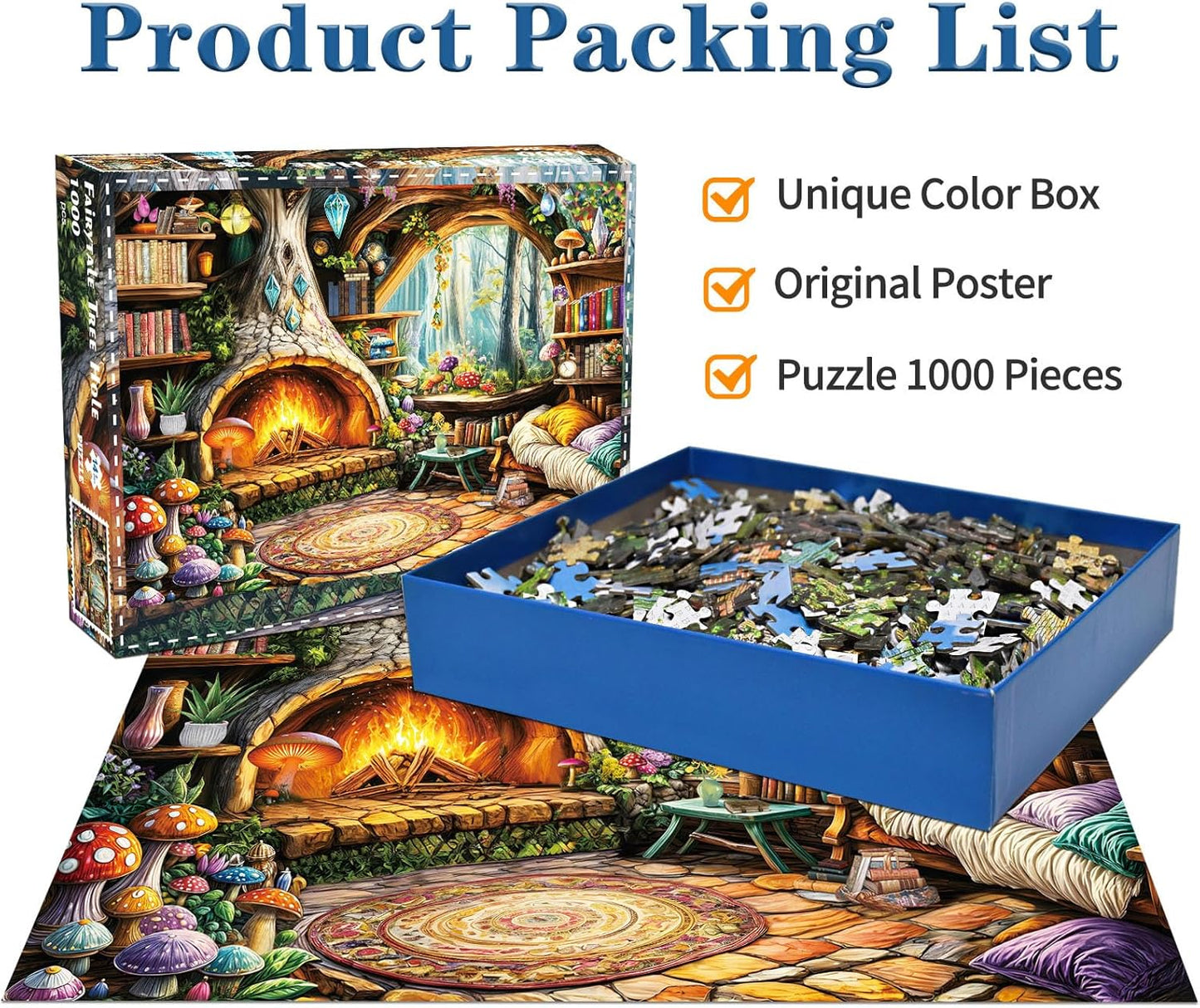 Jigsaw Puzzles for Adults 1000 Piece Puzzle for Adults 1000 Pieces Puzzle 1000 Pieces-Idyllic Rural Summer Landscape