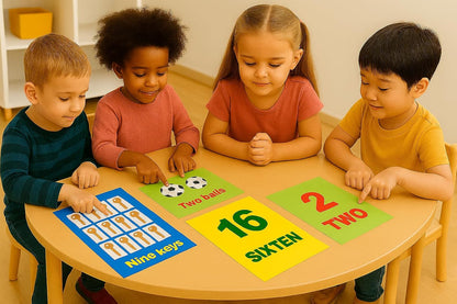 Numbers 1–20 Flash Cards – Durable, Waterproof & Tear-Resistant Learning Cards for Toddlers & Preschool Kids – Single-Sided