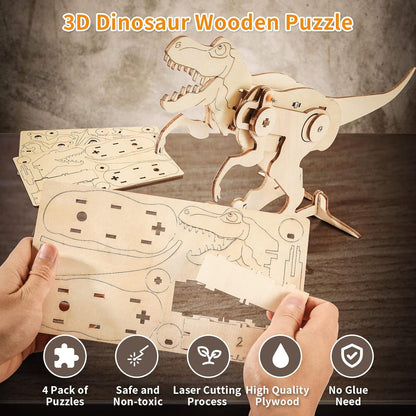 STEM Science Kits for Kids Ages 8-12 8-10, Wood Building Crafts Kits for Boys, STEM Toys for Ages 8-13 9 10 11 Year Old Gifts, Kids Science Engineering Experiment Projects, 3D Wooden Puzzles 10-12