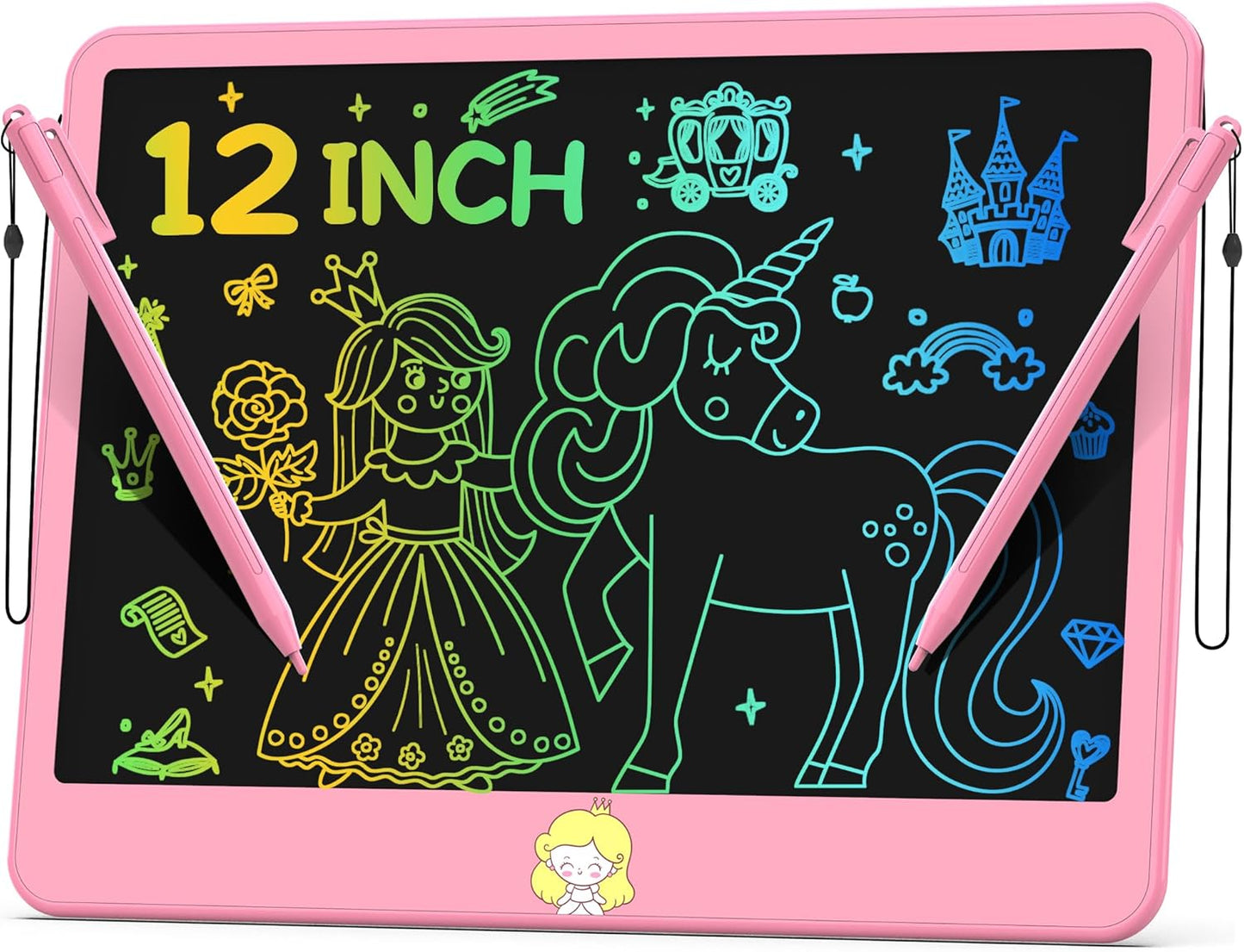 Hockvill LCD Writing Tablet for Kids, 16Inch Toys for Girls Boys Drawing Pad for 3 4 5 6 7 Year Old Kid, Toddler Doodle Board Christmas Birthday Gift for Kids，Erase Lock Writing Board