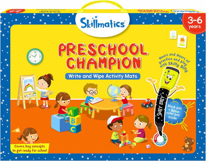Skillmatics I Can Write PAW Patrol - Reusable Preschool Learning Activities, Educational Toy and Game, Back to School Supplies, Gifts for Students, Kids, Toddlers Ages 3, 4, 5, 6