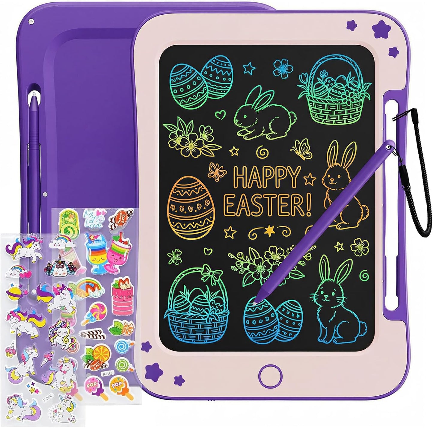 Birthday Gifts for Kids, 10inch LCD Writing Tablet Doodle Board, Mess Free Coloring Drawing Pad,Toddler Travel Toys, 3 4 5 6 7 8 Year Old Girl Birthday Gift, Christmas Easter Toys