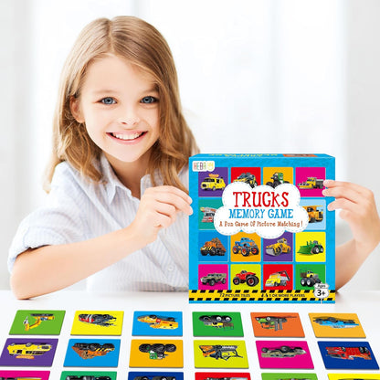 Hebayy 72 PCS Memory Matching Game, Real Animal Matching Cards for Toddlers 36 Pairs Memory Cards for Preschool 4 5 6 Years Old