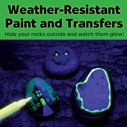 Creativity for Kids Rock Painting Kit - Glow in the Dark Rock Kit: Crafts for Kids, Painting Rocks Arts and Crafts, Kids Gift (Ages 6+)