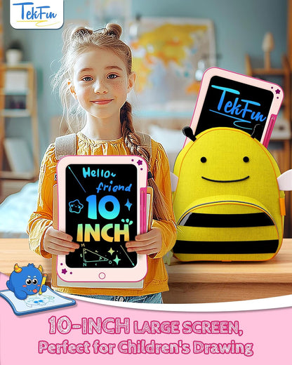 Birthday Gifts for Kids, 10inch LCD Writing Tablet Doodle Board, Mess Free Coloring Drawing Pad,Toddler Travel Toys, 3 4 5 6 7 8 Year Old Girl Birthday Gift, Christmas Easter Toys
