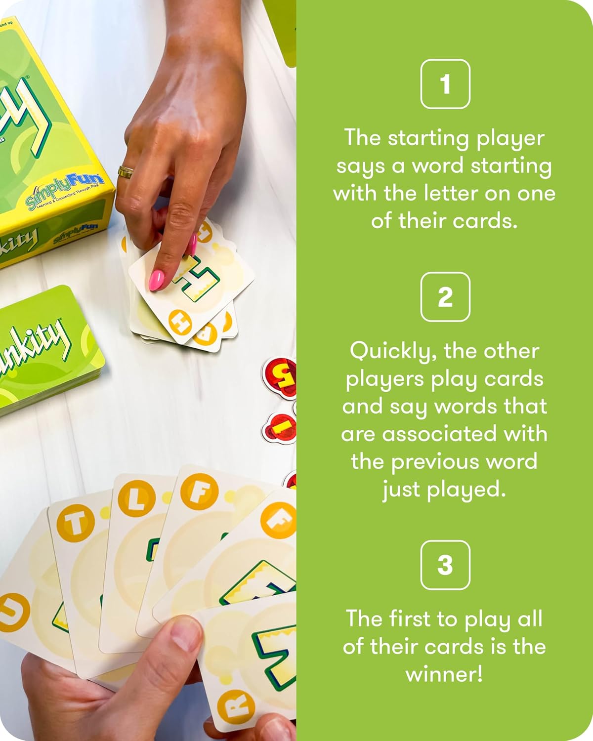SimplyFun Handy - Family Game for Kids and Adults Ages 8+ - Fine Motor Skills Game with Soft Balls and Cards - Classroom, Party, or Family Game Night Fun