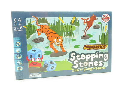 Chalk and Chuckles Stepping Stones Game – High-Energy Jumping & Learning Activity for Kids Ages 3+