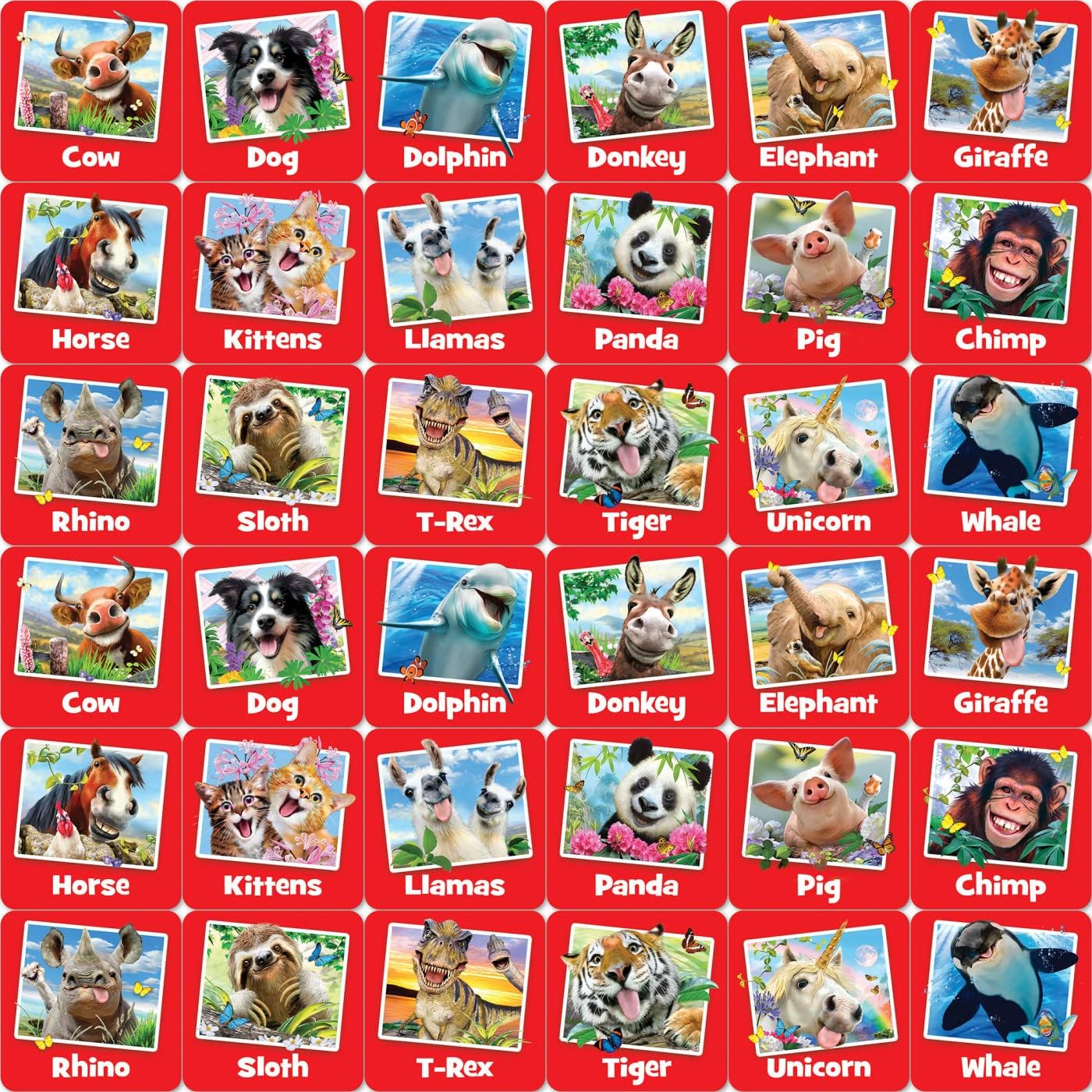 MasterPieces Officially Licensed CAT Picture Matching Card Game for Kids and Families