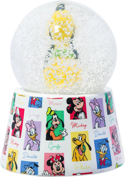 Silver Buffalo Disney Mickey and Friends Mini Light Up Snow Globe│Minnie Mouse│3.8 Inches Tall, 45mm (Small)
