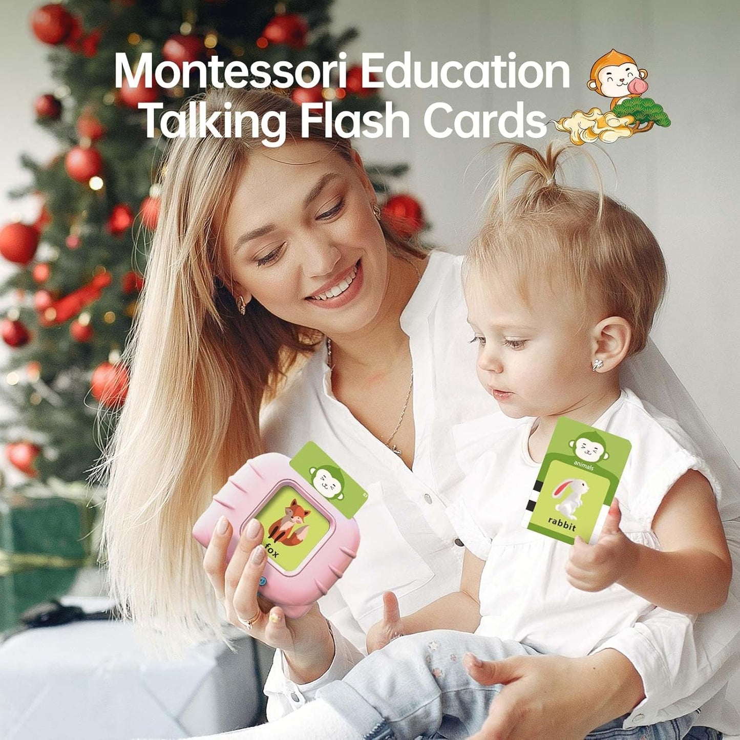 Toddler Girls Toys Talking Flash Cards-296 Sight Words, Educational Toys for 1 2 3 4 Year Old, Speech Therapy&Autism Learning Materials, Toddler Girlt Birthday Gift with Durable Cards