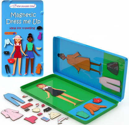 The Purple Cow Magnetic Game Box for kids and adults, Jet Setter