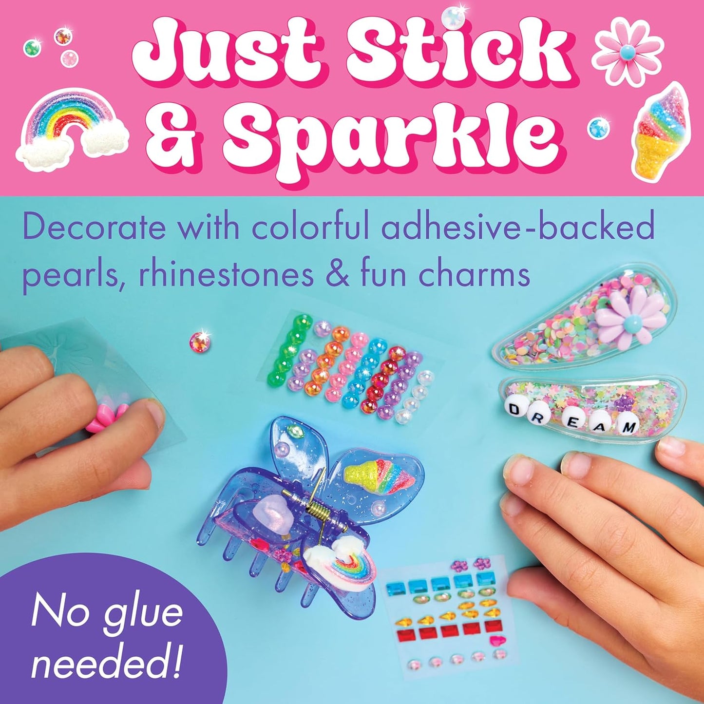Creativity for Kids Chic Boutique: DIY Headbands Craft Kit - Create 5 Unique Designs for Girls | Spring Crafts (Ages 6+)