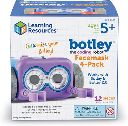 Learning Resources Botley the Coding Robot Multicolor Facemask - Coding Robot Accessories, Botley Not Included