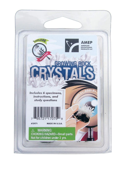 American Educational Products 2971 Explore with Me Geology - Growing Rock Crystals Labless lab Kits, 8" Height, 8" Wide, 8" Length