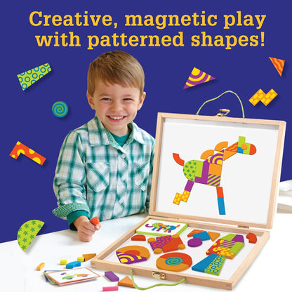 MindWare Imagination Patterns- Creative, Magnetic Play with Patterned Shapes!
