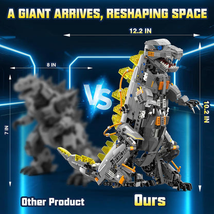 ADUSRIZ 5 in1 Stem Robot Building Kit for Kids Ages 8-13, 688 PCS Remote & App Controlled Dinosaur Car Building Toys for Kids Science Learning, Birthday Gifts for 8 9 10 11 12+ Years Old Boys Girls