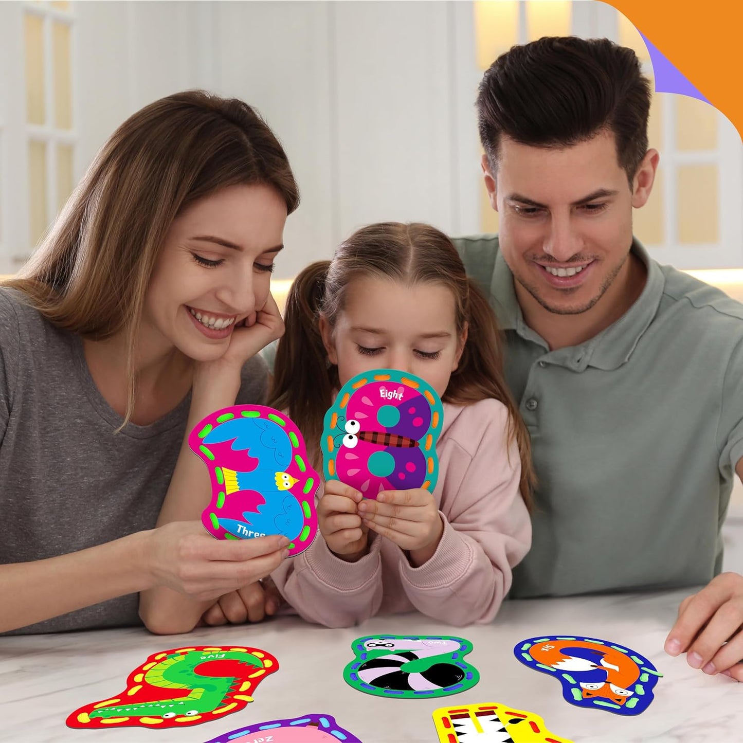SpriteGru 9 Pieces Kids Lacing Cards, Double Sided Sewing Cards in 9 Vehicle Cards with 9 Colorful Laces, Imagination Development Lacing Toys Games for Children Educational and Learning Activity