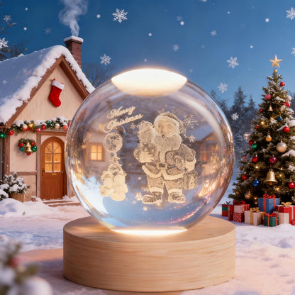 3D Solar System Crystal Ball, 2.4in Universe Gifts Decorative Quartz Glass Ball, Space Laser Engraved Model Astronomy Decor, Physics Display Sculpture Home Decor Crafts for Friends Mom Women Boys
