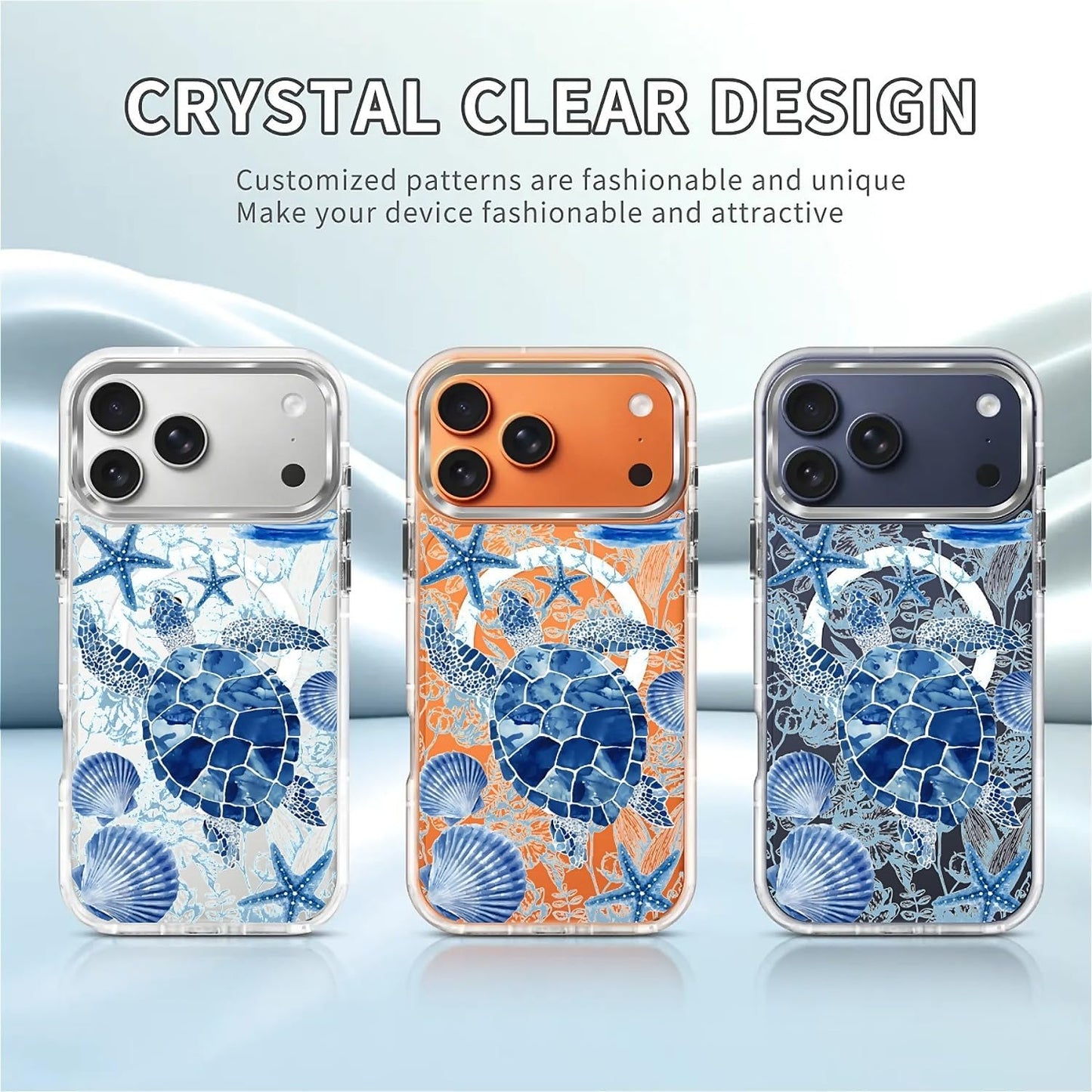 for iPhone 17 Pro Max Case [Compatible with Magsafe],Girls Women Clear Magnetic Case Silicone Shockproof Protective Cover with Pattern Colorful Motivational Letters