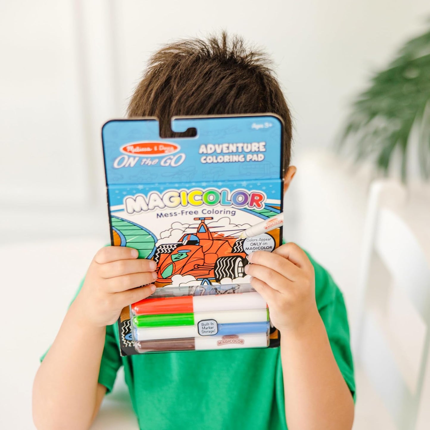 Melissa & Doug Write-On Reusable Games Activity Book - Travel Games and Kids Games With Dry Erase Markers for Kids, Road Trip Activities for Kids, Ages 6+ - FSC Certified