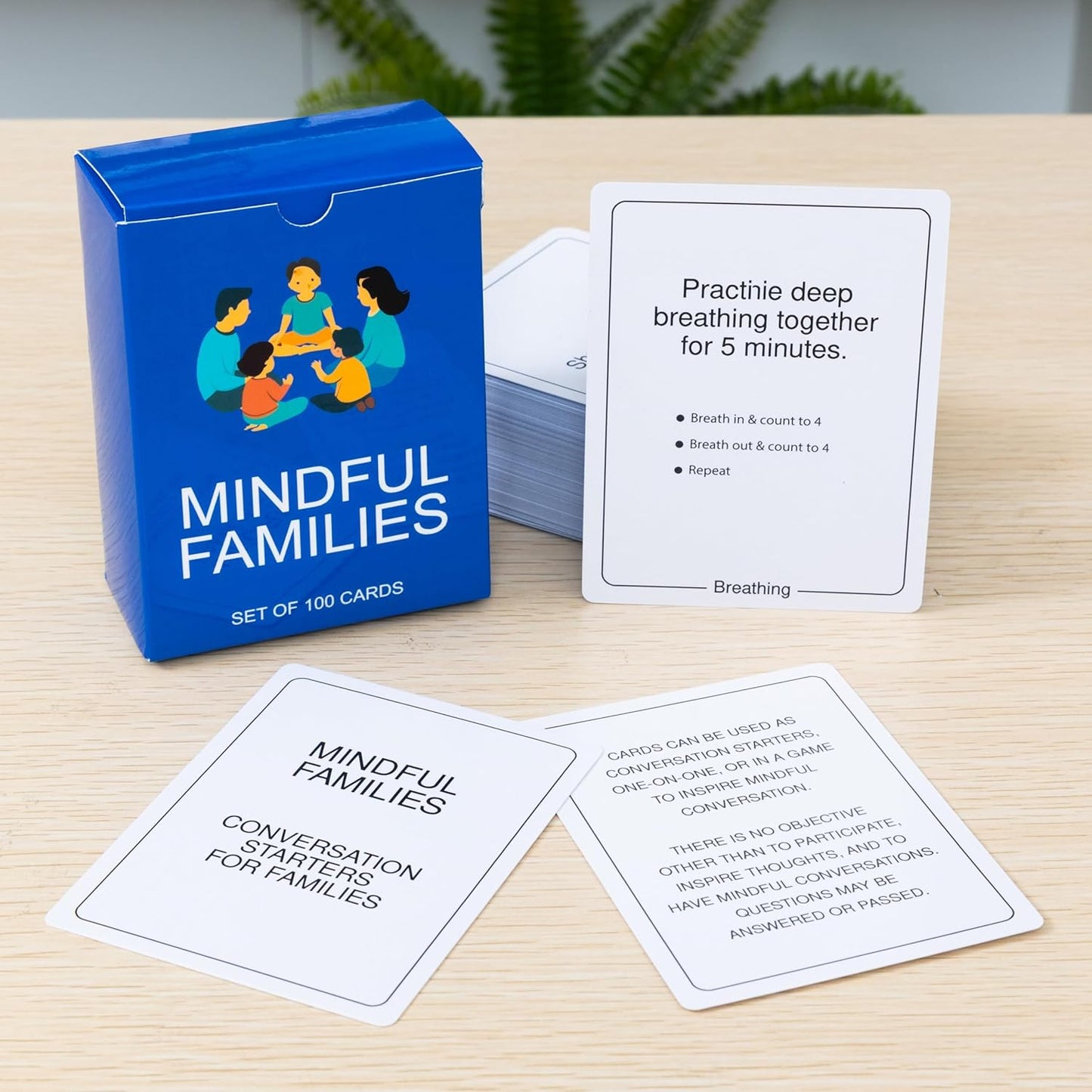 100 Mindfulness Conversation Cards for Kids - Enable Meaningful Conversations with Kids