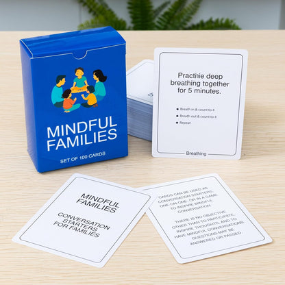 100 Mindfulness Conversation Cards for Kids - Enable Meaningful Conversations with Kids