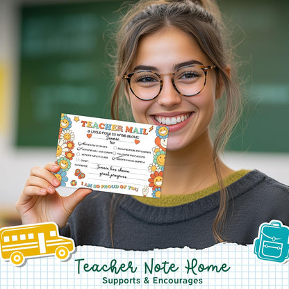 LOVEDMORE Video Game Theme Positive Brag Card, Teacher Mail for Elementary Classroom Must Have Rewards to Students, Elementary Teacher Supplies