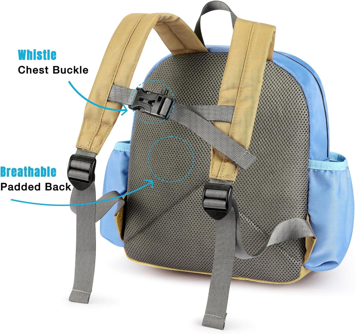 STEAMEDBUN Backpack Leash for Toddlers 1-3: Baby Backpack with Leash for Boys Girls - Anti-Lost Harness for Walking