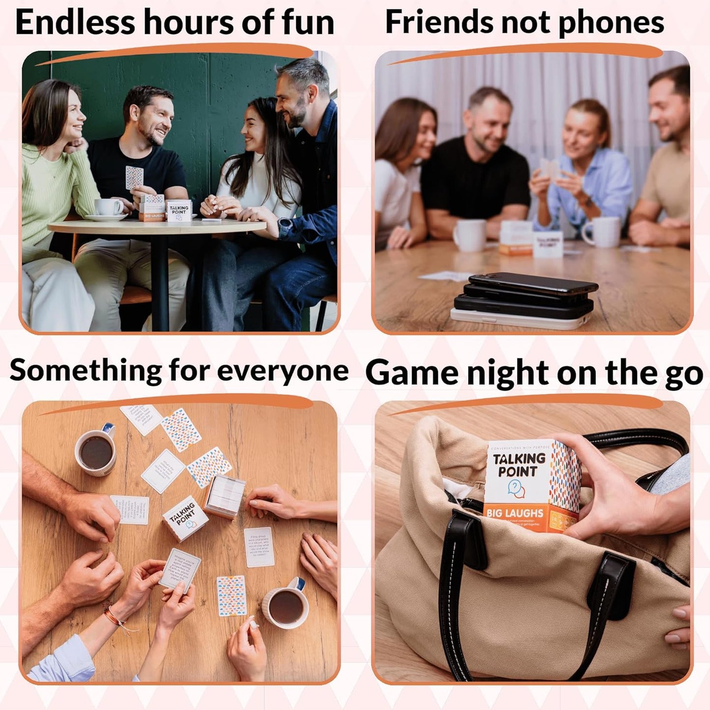 Fun Conversation Card Game for Adults and Families - 200 Hilarious Questions to Answer Together - Funny Group Game for Kids and Parties, Family Reunions, and More - Put Down Your Phones and Have Fun