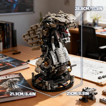 Mechanical Cobra Building Block Toy Technic Snake Robot Model Kit with Detailed Gears & Motion Design Movable Joints Engineering Construction Set for Adults Teens Collectible Display Model