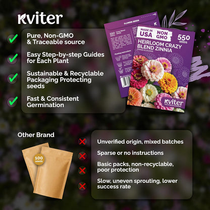 KVITER 5,500 Fairy Bouquet Mix Snapdragon Seeds for Planting (Linaria Maroccana) – Known as Toadflax, Heirloom & Organic – Flower Seeds to Plant Outside & Inside – Garden, Containers, Borders, Beds