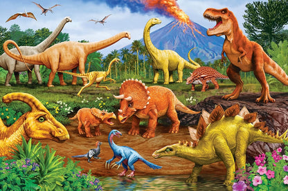 Cobble Hill Kids 35 Piece Floor Puzzle - Dinos - for Ages 3 and up