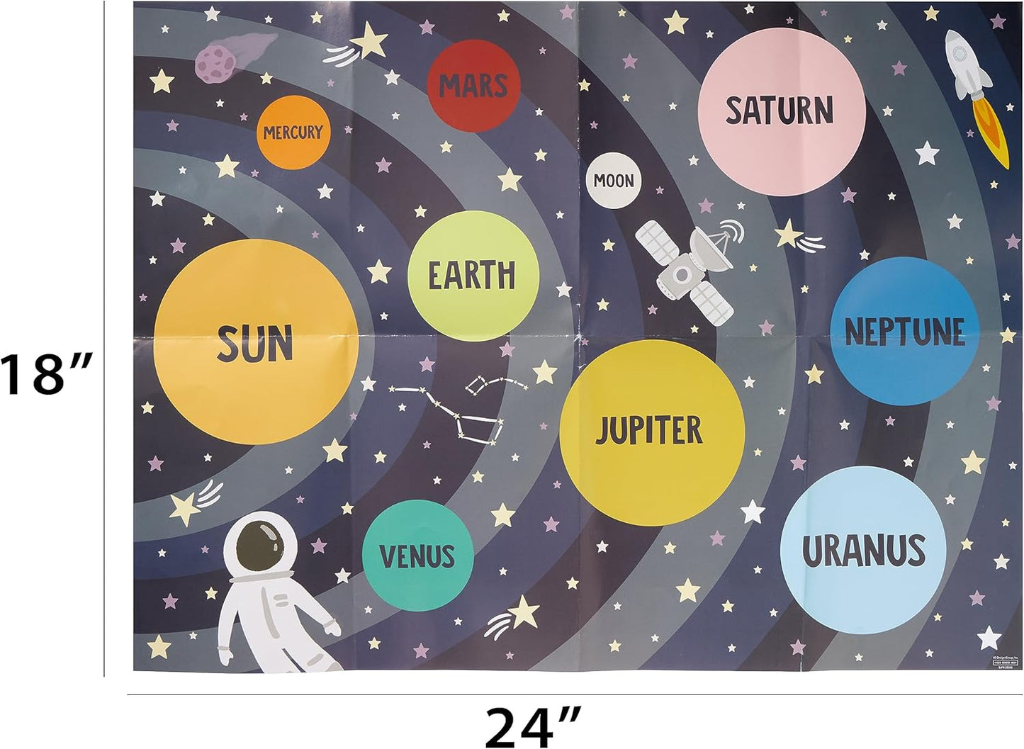 C.R. Gibson Outer Space Lacing Cards (BBLC-25345)