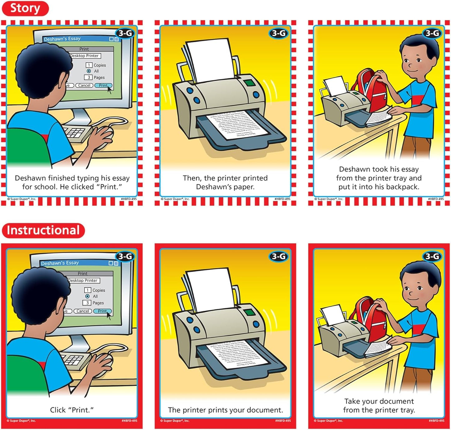 Super Duper Publications | HearBuilder Sequencing Flash Card Fun Deck | Educational Learning Resource for Children