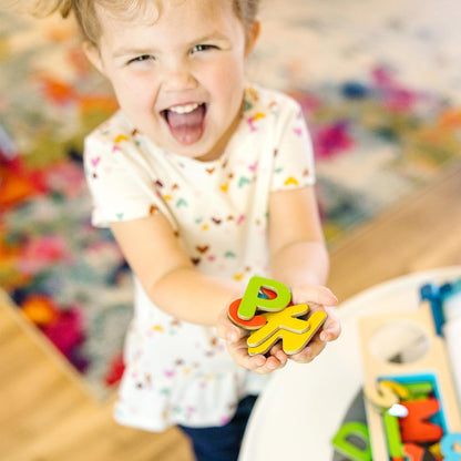Melissa & Doug Deluxe Magnetic Letters and Numbers Set – 89 Wooden Alphabet Magnets & Numbers, Educational Learning Toys for Preschool Kids Ages 3+