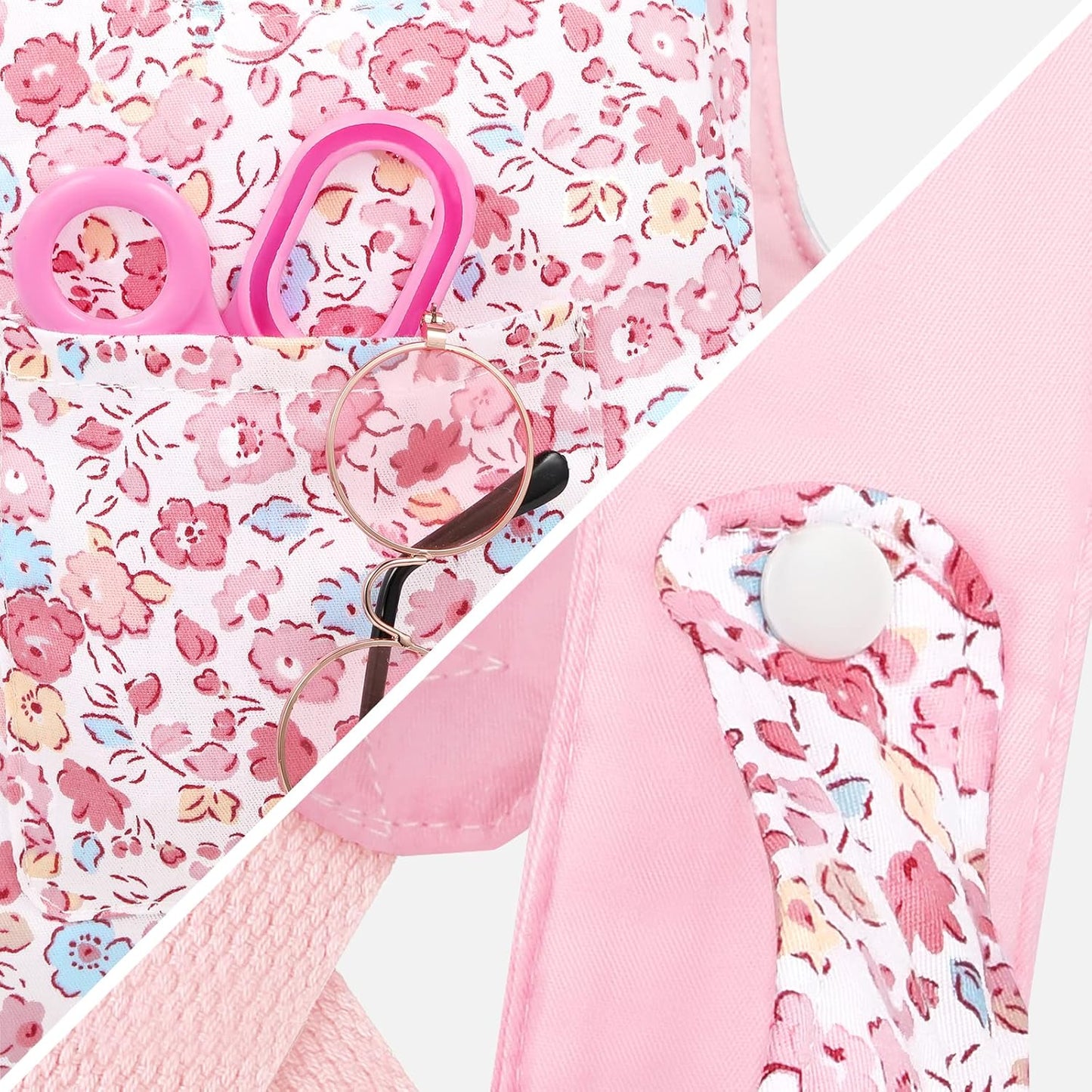 GAGAKU Doll Carrier for Stuffed Animals, Reborn Baby Doll Accessories Toy Carriers for Kids 3+ Toddlers - Pink Wax Flowers