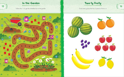 Preschool Activity Book On The Farm: 75 Games to Learn Letters, Numbers, Colors, and Shapes (School Skills Activity Books)
