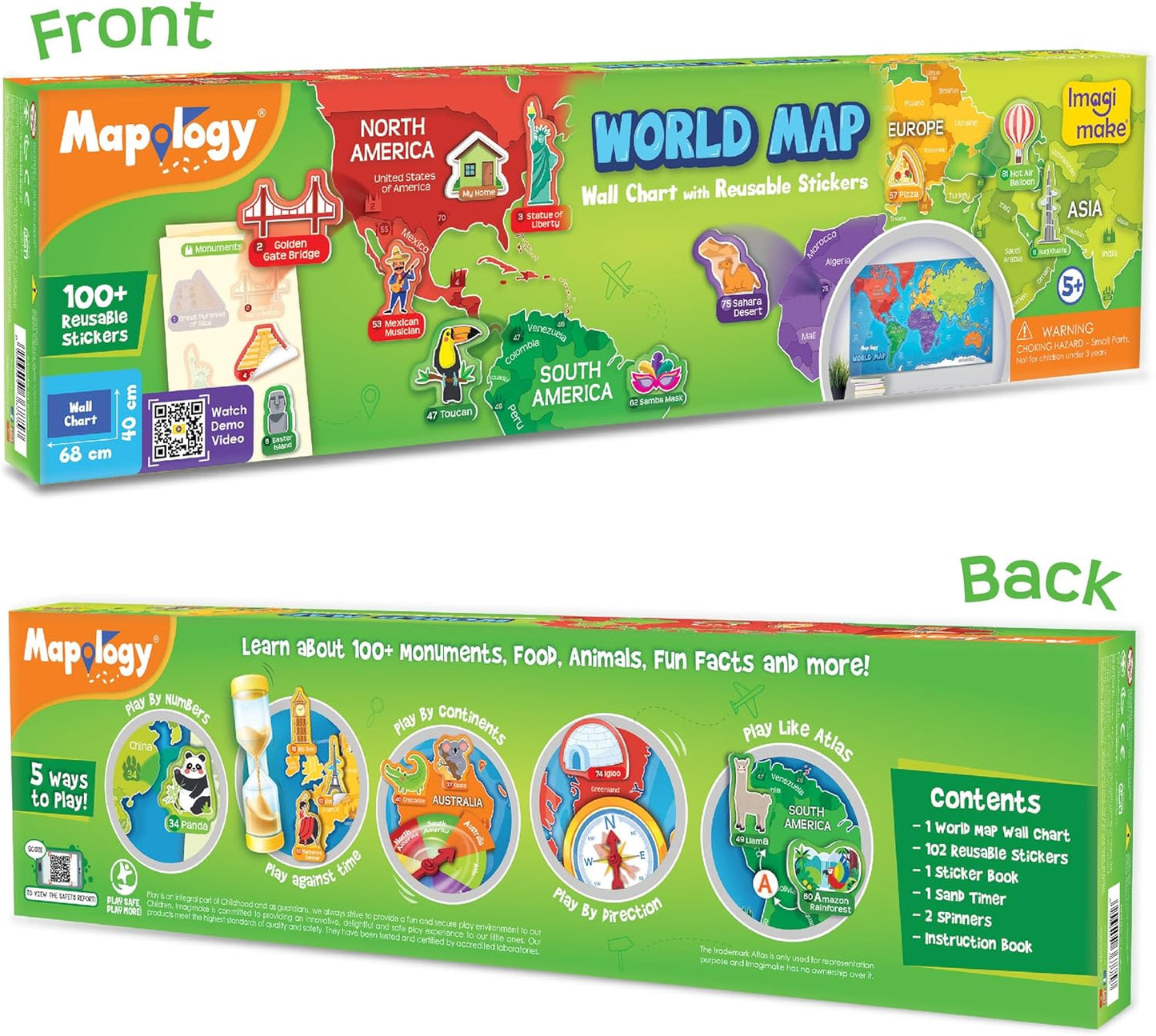 Imagimake Mapology Solar System for Kids | Educational Toys for Kids 5-7 | Space Toys | Puzzles for Boys & Girls Ages 4-8 | 6 Year Old Boy Gifts & Girl Gifts