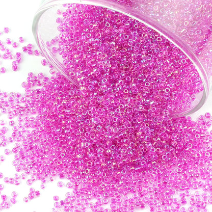 10100 Pcs Size 11/0 Glass Seed Beads, 2 mm Dark Green Small Mini Spacer Loose Pony Beads for Jewelry Making and DIY Crafts - Colors A