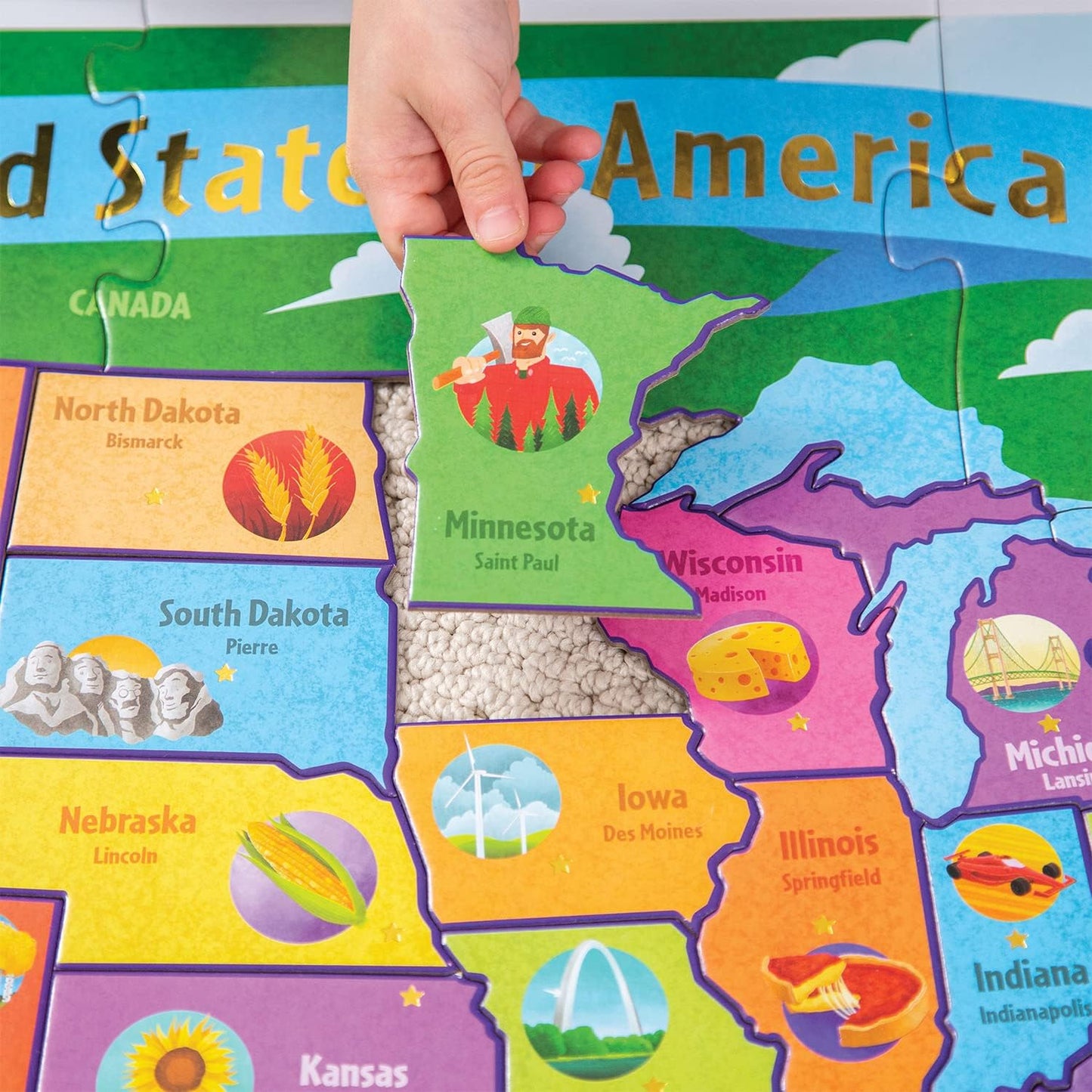 United States of America - Floor Puzzle
