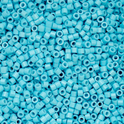 John Bead 25g Cylin Beads Opaque Turquoise Green 11/0 Glass Cylindrical Seed Beads for Jewelry Bracelets Necklaces Earrings Making Embroidery